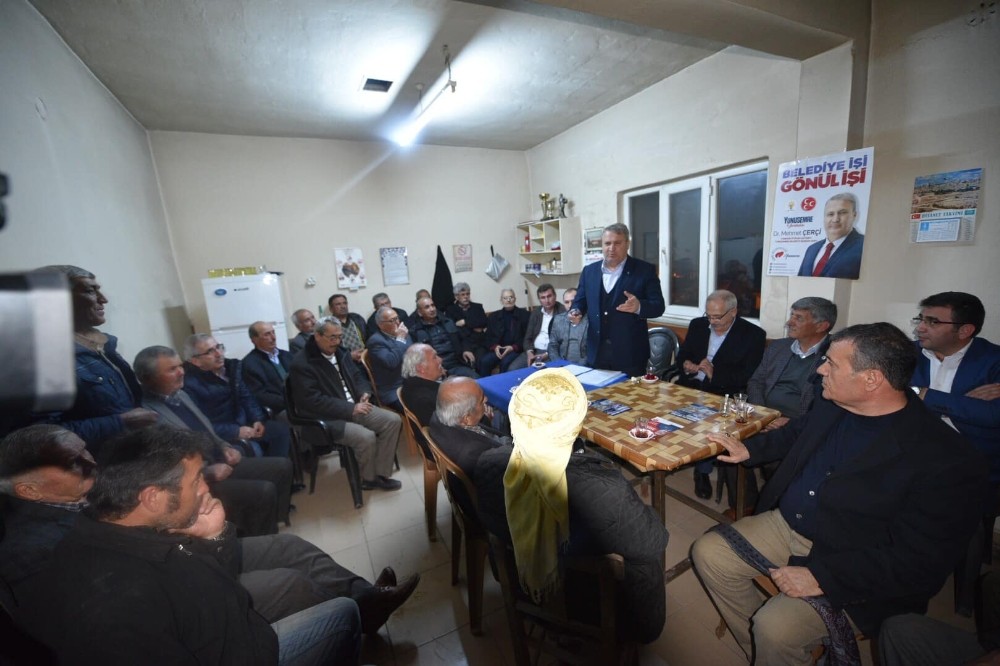 Cumhur İttifakı adayı Çerçi, 4 mahallede vatandaşla buluştu 