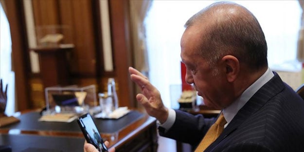Cumhurbaşkanı Erdoğan 120 yaşında koronavirüsü yenen kadınla konuştu