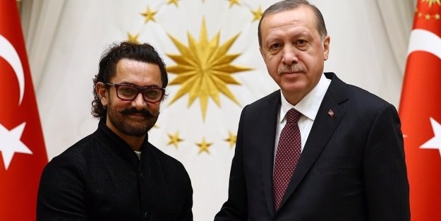 Cumhurbaşkanı Erdoğan Aamir Khan'ı kabul etti