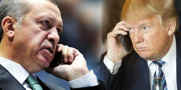 Erdoğan Trump ile telefonda görüştü