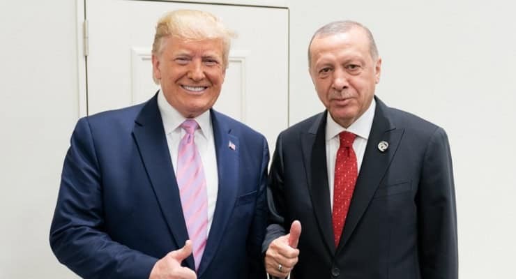 Cumhurbaşkanı Erdoğan, ABD Başkanı Trump’la görüştü