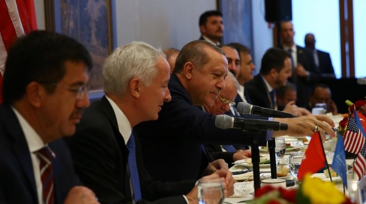 Cumhurbaşkanı Erdoğan, ABD'li yatırımcılarla buluştu