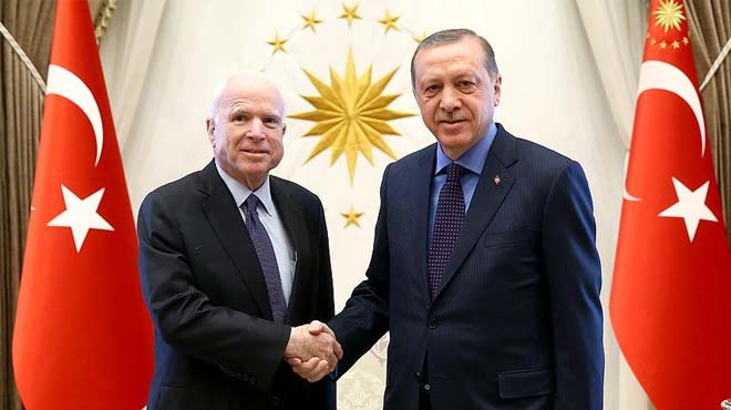 Cumhurbaşkanı Erdoğan, ABD'nin Arizona Senatörü McCain'i kabul etti