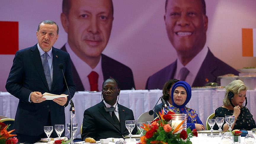 Cumhurbaşkanı Erdoğan: Abidjan göçmenler için güvenli bir liman olmuştur