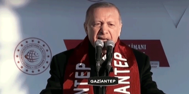 Gaziantep'te konuşan Erdoğan'dan faşistlere tokat