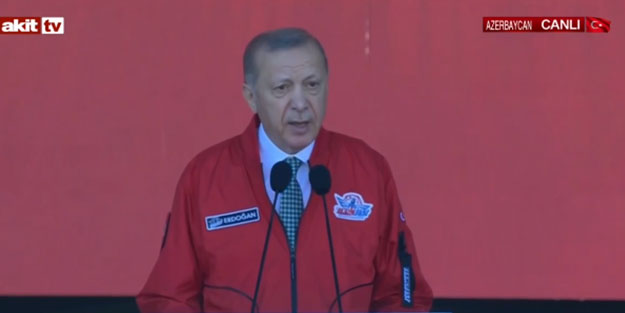 Cumhurbaşkanı Erdoğan TEKNOFEST Azerbaycan'da konuştu: Buna inanıyorum
