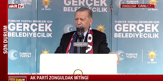 Zonguldak'ta konuşan Cumhurbaşkanı Erdoğan'dan Gabar petrolü müjdesi