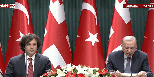 Kobakhidze Ankara'da... Cumhurbaşkanı Erdoğan: Hedef 5 milyar dolar
