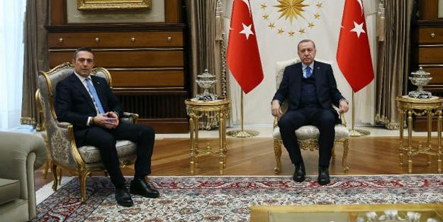 Cumhurbaşkanı Erdoğan, Ali Koç'u kabul etti