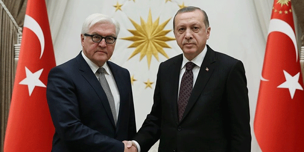 Cumhurbaşkanı Erdoğan Alman mevkidaşı ile görüştü
