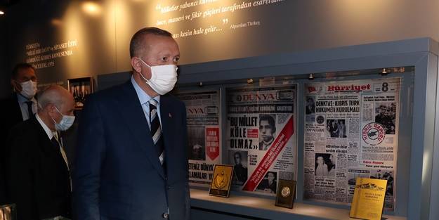 Cumhurbaşkanı Erdoğan, Alparslan Türkeş'in doğduğu evi ziyaret etti