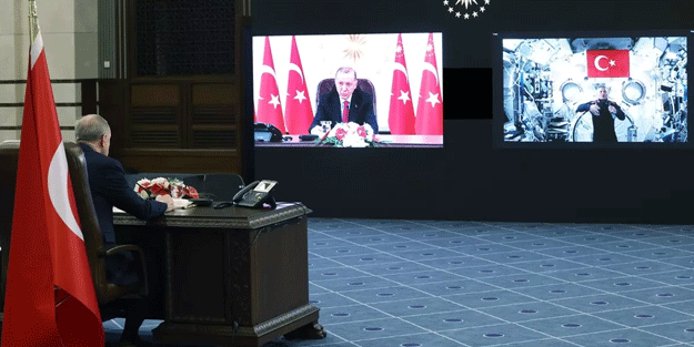 Erdoğan, Alper Gezeravcı ile görüştü