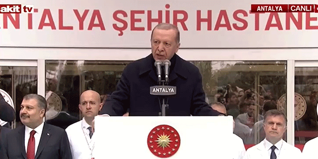 Antalya Şehir Hastanesi açılışında konuşan Erdoğan: Türkiye dünyada önde geliyor