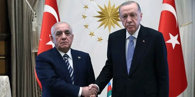 Cumhurbaşkanı Erdoğan, Asadov'u kabul etti