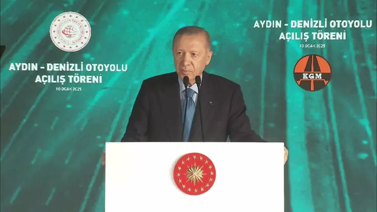 Cumhurbaşkanı Erdoğan o otoyolun açılışını yaptı