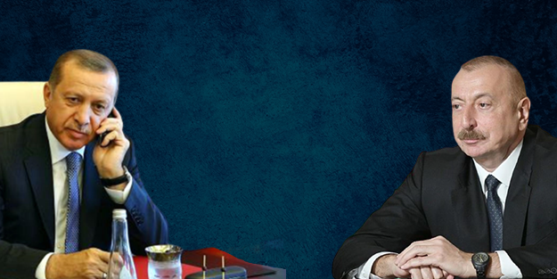 Cumhurbaşkanı Erdoğan, Azerbaycan Cumhurbaşkanı Aliyev ile telefonla görüştü