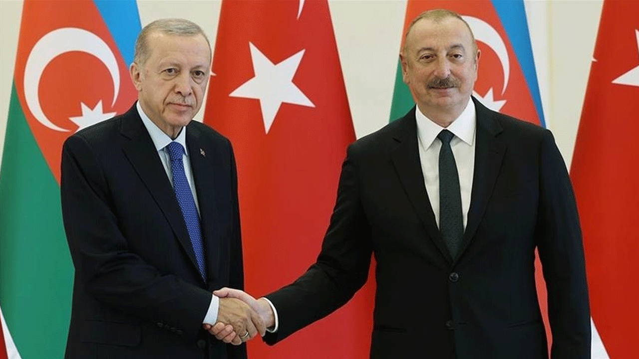 Cumhurbaşkanı Erdoğan, Azerbaycan lideri Aliyev ile görüştü