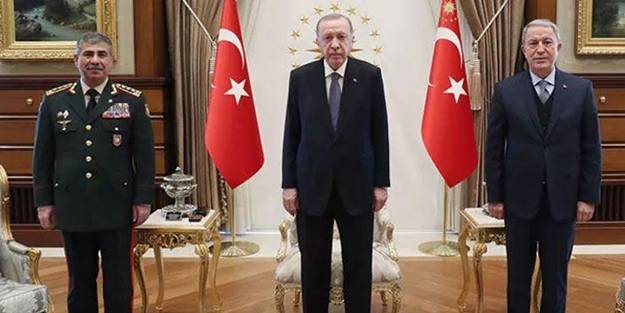 Cumhurbaşkanı Erdoğan Azerbaycan Savunma Bakanı'nı kabul etti