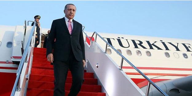 Cumhurbaşkanı Erdoğan Azerbaycan'a gitti