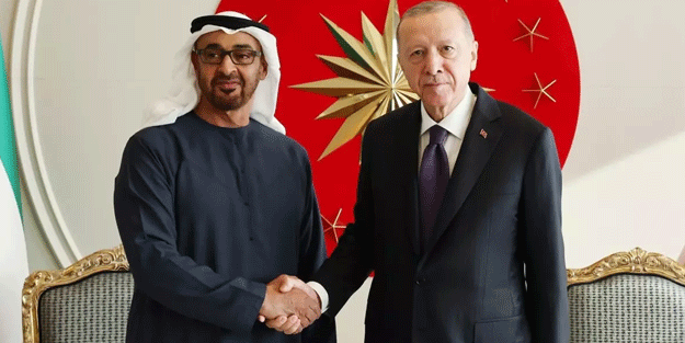 Erdoğan Al Nahyan ile görüştü