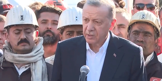 Cumhurbaşkanı Erdoğan Bartın'da acı haberi duyurdu