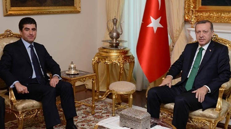 Cumhurbaşkanı Erdoğan-Barzani görüşmesi başladı