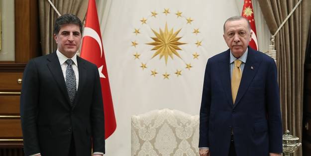 Cumhurbaşkanı Erdoğan, Barzani'yi kabul etti