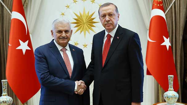Cumhurbaşkanı Erdoğan, Başbakan Binali Yıldırım ile görüştü
