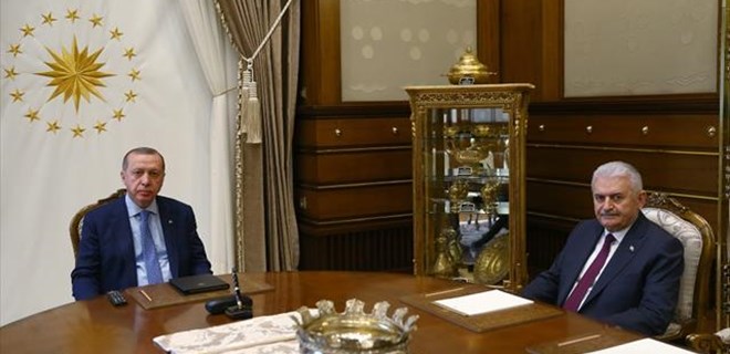 Erdoğan'dan Başbakan Yıldırım ile kritik görüşme