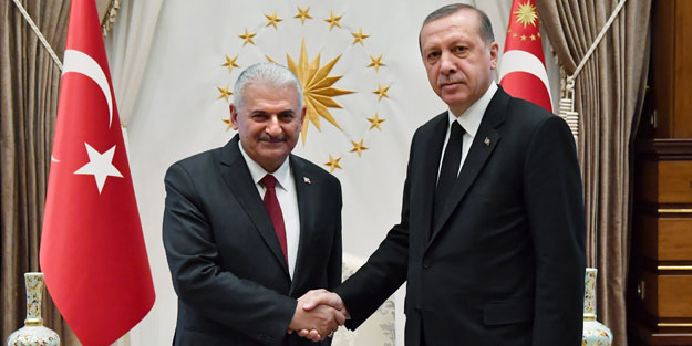 Erdoğan, Yıldırım'la görüştü