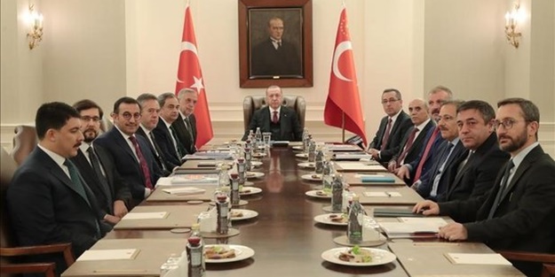 Cumhurbaşkanı Erdoğan başkanlığında toplandı