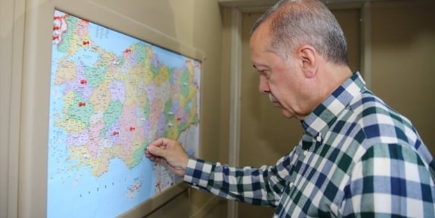 Cumhurbaşkanı Erdoğan bir şehri daha işaretledi!