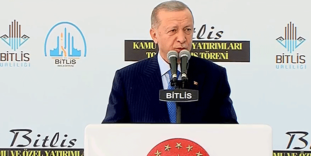 Cumhurbaşkanı Erdoğan'dan Bitlis'te ne mesaj: Hiçbir il arasında ayrım yapmayız