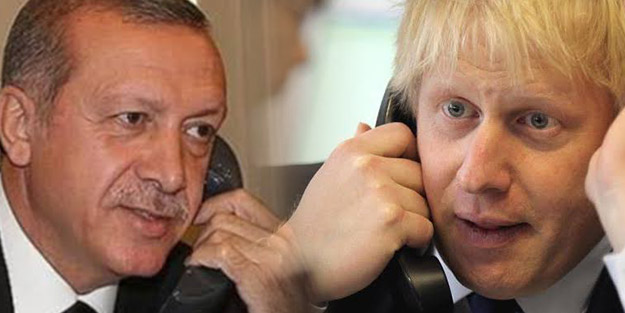 Cumhurbaşkanı Erdoğan, Johnson ile görüştü
