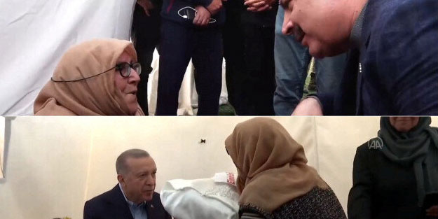 Cumhurbaşkanı Erdoğan Çeşminaz Teyze'yi ziyaret etti