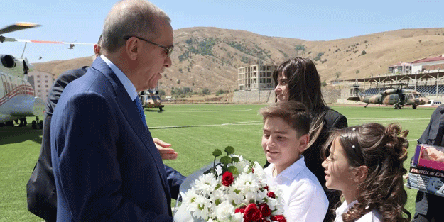 Erdoğan cuma namazını Bitlis'te kıldı