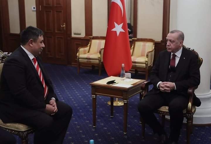 Cumhurbaşkanı Erdoğan, DATÜB Ukrayna temsilcisini kabul etti 