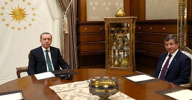 Cumhurbaşkanı Erdoğan, Davutoğlu'nu kabul etti