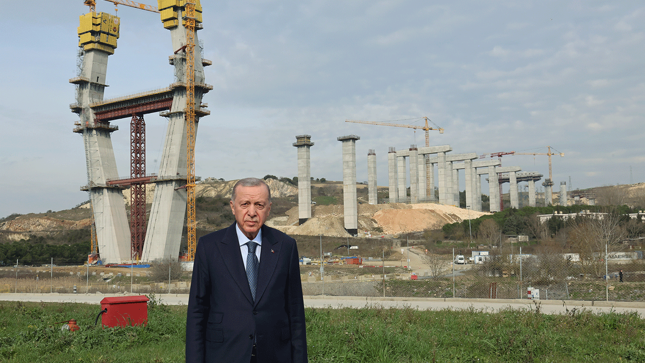 Erdoğan dev projeyi inceledi