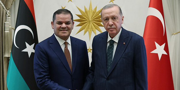 Cumhurbaşkanı Erdoğan Dibeybe'yi kabul etti