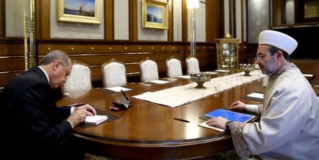 Erdoğan sürpriz görüşmede bağışladı