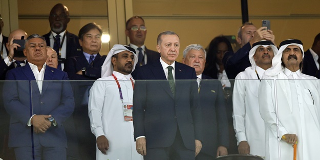 Cumhurbaşkanı Erdoğan Dünya Kupası finalini El Sani ile tribünde izledi