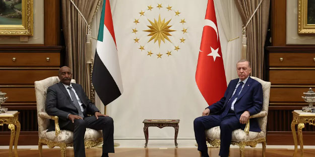 Cumhurbaşkanı Erdoğan, El Burhan ile görüştü