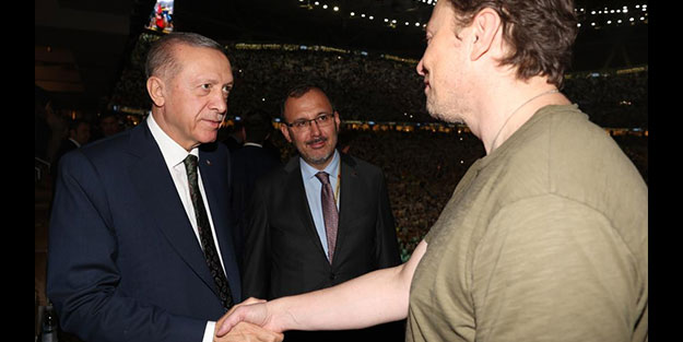 Cumhurbaşkanı Erdoğan, Elon Musk ile bir araya geldi