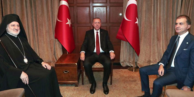 Cumhurbaşkanı Erdoğan, Elpidophoros'u kabul etti