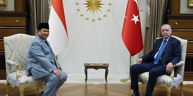 Cumhurbaşkanı Erdoğan Endonezyalı mevkidaşını kabul etti