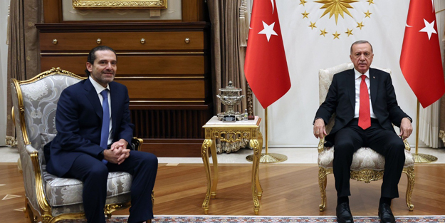 Cumhurbaşkanı Erdoğan Hariri'yi kabul etti