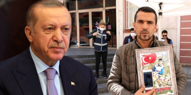 Cumhurbaşkanı Erdoğan, evlat nöbetindeki ailenin yeni doğan bebeğine isim verdi