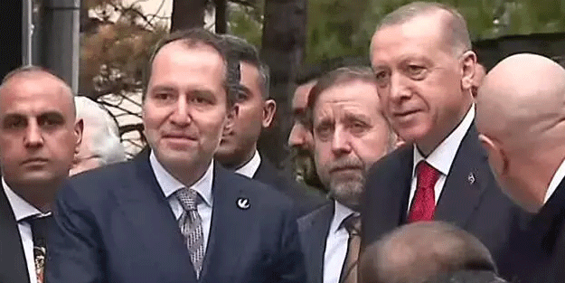 Erdoğan, Erbakan ile görüştü