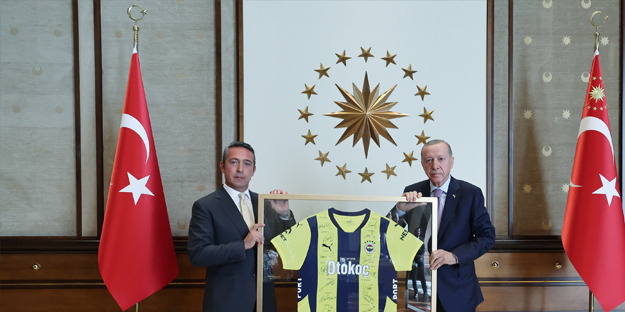Başkan Erdoğan, Fenerbahçe Kulübü heyetini kabul etti! Ali Koç ve yönetim kurulu üyeleriyle görüştü